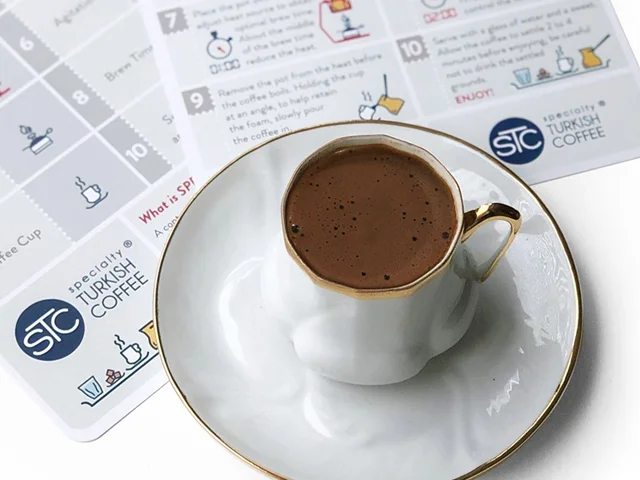قهوه ترک به روش انجمن تخصصی قهوه ترکیه STC